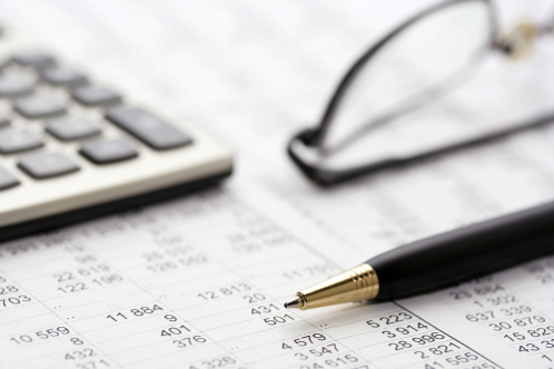 Financial reports profit & loss, balance sheet