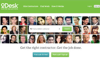 Remote Contractors use oDesk now Upwork for digital marketing to promote their online businesses