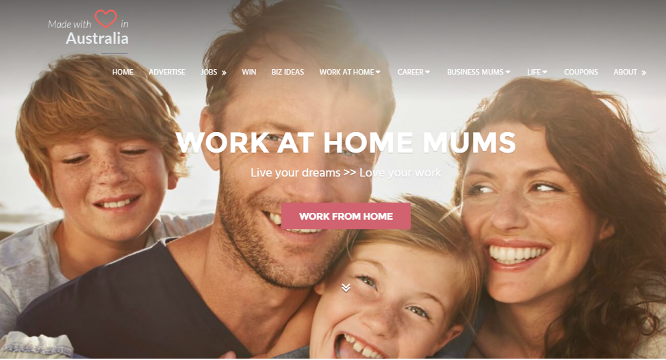 Work at home mums WAHM is an online community funded by services and advertising - on sale at Flippa